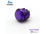 Gravity KS Mechanical Shafts Silent Pushbutton 24mm Snap-In Button Clear Violet (E03)