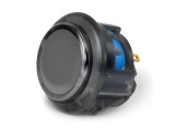 Gravity KT Arcade buttons 24mm Snap-In Button Clear Black (TE04)