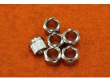 MBH65N US HEX HEAD TUNERS BUSHING Nickel - (SET 6) (1/4 ID)