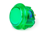 Gravity KT Arcade buttons 24mm Snap-In Button Clear Dark green (TE10)