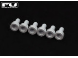 Titanium Saddle Mounting Screw Set (6)–WHITE