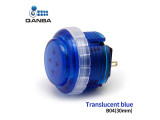 Gravity LX Mechanical Pushbutton 30mm screw type translucent Blue (B04)