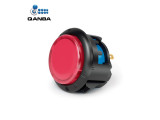 Gravity KT Arcade buttons 24mm Snap-In Button Clear Black+Pink (TE17)