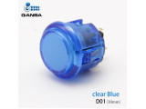 Gravity KS Mechanical Shafts Silent Pushbutton 30mm Snap-In Button Clear Blue (D01)