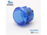 Gravity KS Mechanical Shafts Silent Pushbutton 30mm Snap-In Button Clear Blue (D01)