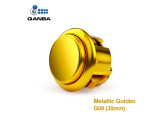 Gravity KS Mechanical Shafts Silent Pushbutton 30mm Snap-In Button metallic Golden (G08)