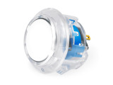Gravity KT Arcade buttons 24mm Snap-In Button Clear White (TE02)