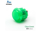 Gravity KS Mechanical Shafts Silent Pushbutton 24mm Snap-In Button Clear Green (E05)