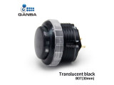 Gravity LX Mechanical Pushbutton 30mm screw type translucent Black (B07)