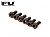 Titanium Saddle Mounting Screw Set (6) – BLACK