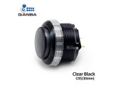 Gravity LX Mechanical Pushbutton 30mm screw type clear Black (C05)