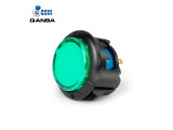 Gravity KT Arcade buttons 24mm Snap-In Button Clear Black+Dark green (TE19)