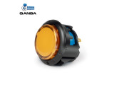 Gravity KT Arcade buttons 24mm Snap-In Button Clear Black+Yellow (TE16)