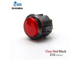 Gravity KS Mechanical Shafts Silent Pushbutton 24mm Snap-In Button Clear Red Black (E10)