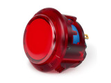 Gravity KT Arcade buttons 24mm Snap-In Button Clear Red (TE06)