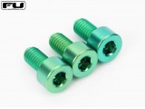 Titanium Nut Clamping Screw Set (3)–GREEN