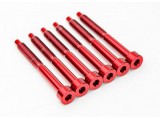 Titanium String Lock Screw Set (6) – RED