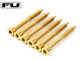 Titanium String Lock Screw Set (6)–GOLD