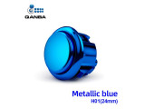 Gravity KS Mechanical Shafts Silent Pushbutton 24mm Snap-In Button metallic Blue (H01)