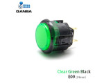 Gravity KS Mechanical Shafts Silent Pushbutton 24mm Snap-In Button Clear Green Black (E09)