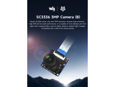 Waveshare SC3336 3MP Camera Module - High Sensitivity Low Light For LuckFox Pico Boards