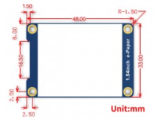 WaveShare 1.54inch e-Paper Module 【12955】1.54インチ 200