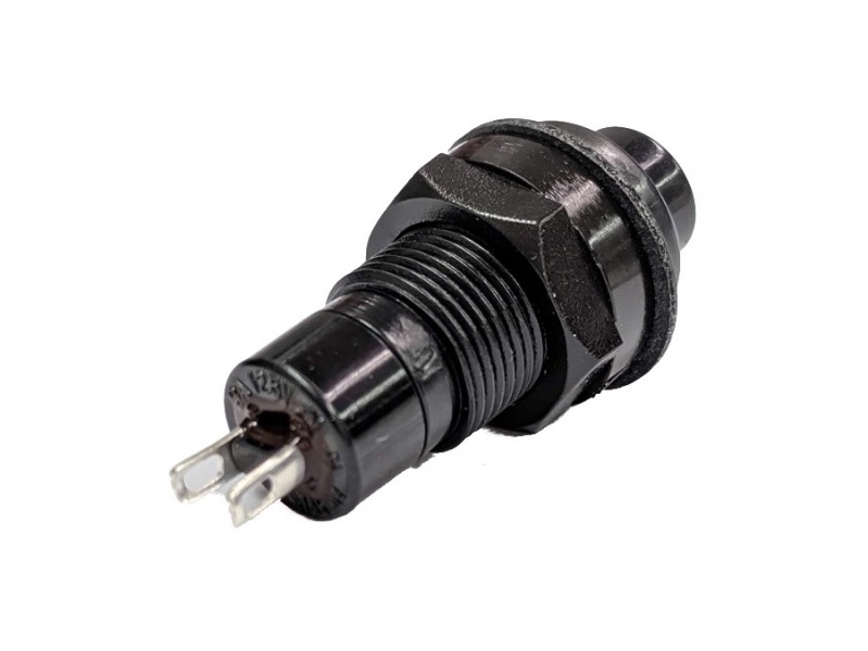 ミヤマ DS-282-K 【1極1投】プッシュスイッチ(黒)