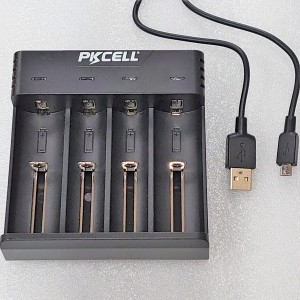 PK-8241 PKCELL リチウム電池用USBチャージャー