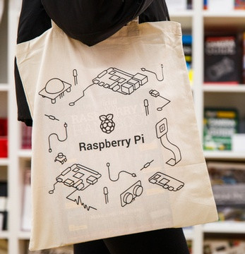 Raspberry Pi SC0877 Raspberry Pi 財団公式エコバッグ