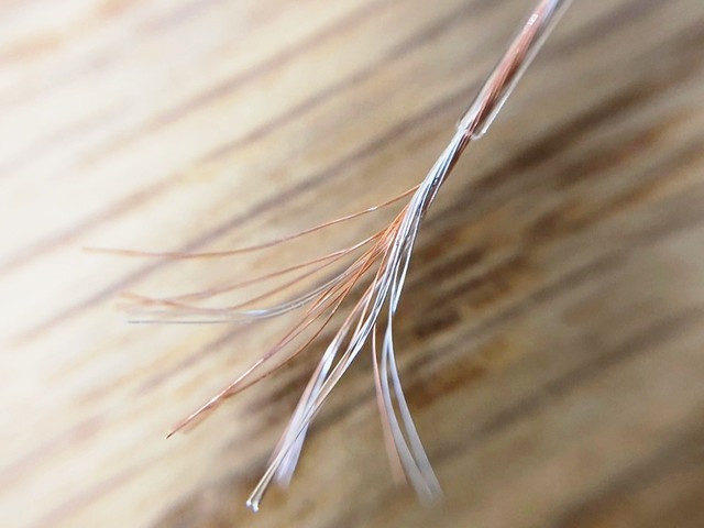 SOUND Labo AIMS 厚肉銀メッキ + 無メッキOFCハイブリッドケーブル