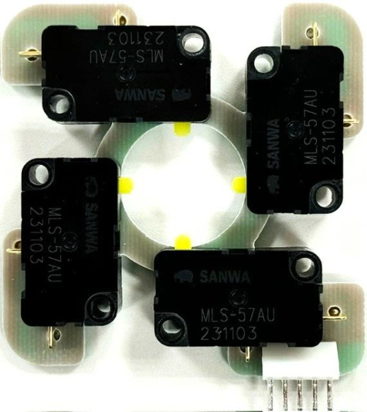 スーパーセール 目玉商品 三和電子 JLXマイクロリーフスイッチ付プリント基板 TPML-MA 筐体、コントロールパネル