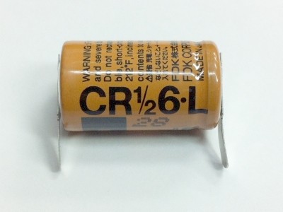 富士通 (FDK) CR1/2・6L-F1ST2S 円筒形リチウム1次電池 1/2AAサイズ 3V 