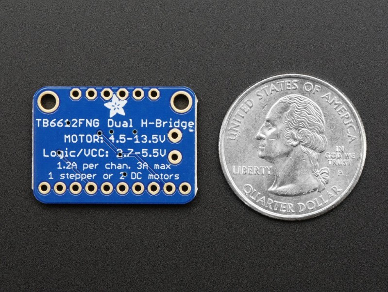 Adafruit TB6612 1.2A DC//Stepper Motor Driver Breakout Board