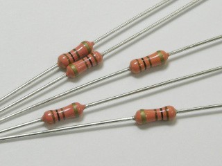 炭素被膜抵抗 カーボン抵抗 1/4W ±5% E12系列 から タクマン電子