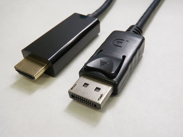 VodaView VV-DPHD018-B DisplayPort to HDMI パッシブケーブル 1.8m