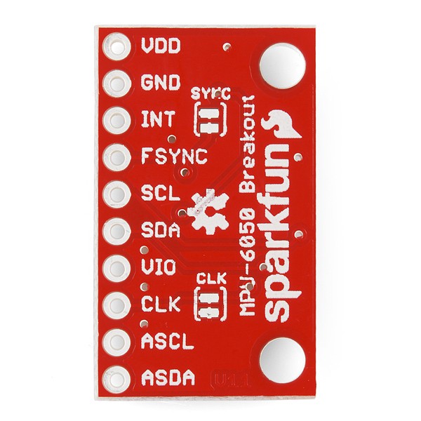 SparkFun SEN-11028 MPU-6050搭載 三軸加速度三軸ジャイロセンサモジュール