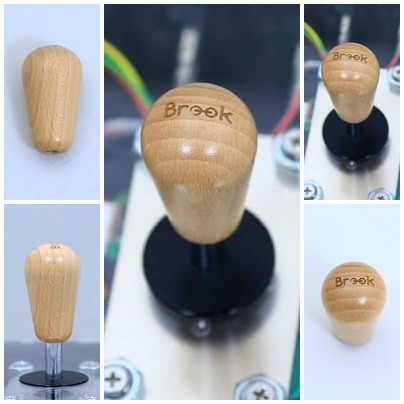 Brook Fm Fighter Ball Battop なすび型レバーボール Beechwood