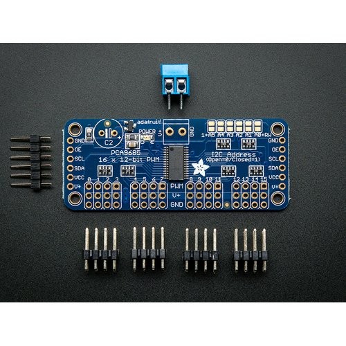 Adafruit Ada 815 Pca9685搭載16チャネル Pwm サーボ ドライバー I2c接続