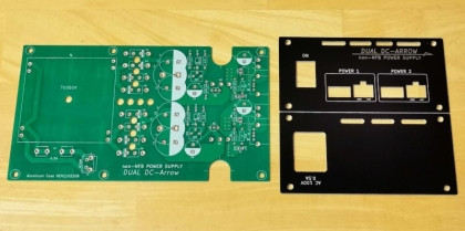 TakazineZone -new_western_elec- DUAL DC-ARROW non-NFB DC電源基板(2