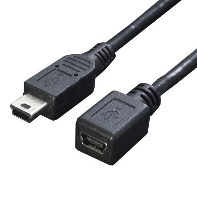 TFTEC JAPAN (変換名人) USBM5/CA90F mini USB→mini USB 延長ケーブル