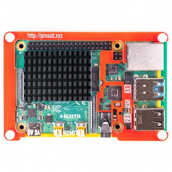 Pimoroni COM1203 Raspberry Pi 4 Heatsink (40x30x5mm)